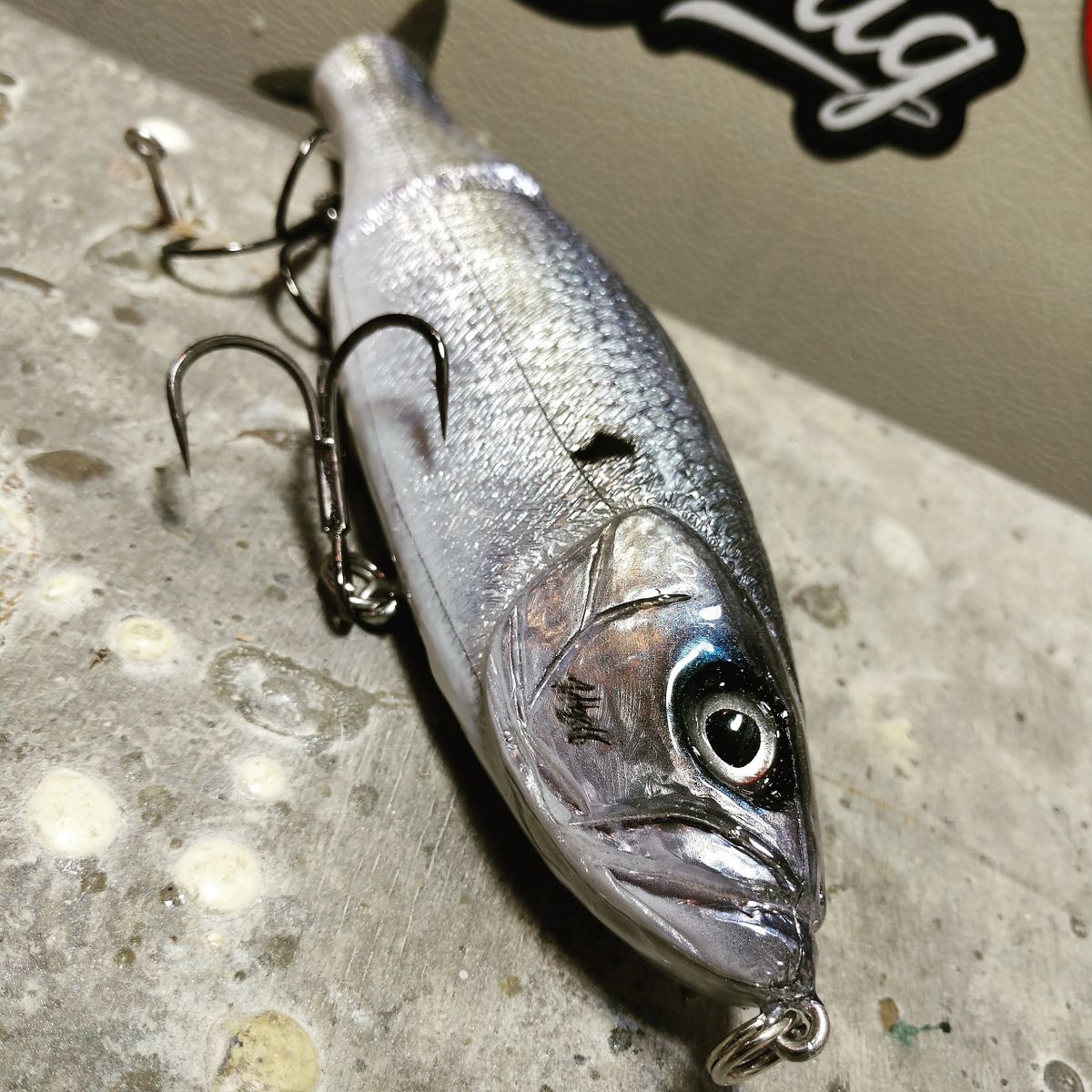 Tater Hog Uncle Ronnie Swimbait Foiled Shad