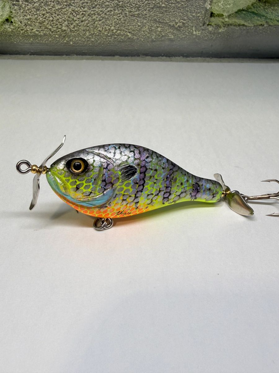 Tater Hog Prop Bait Buzz Hog "Uncle Chart Gill"