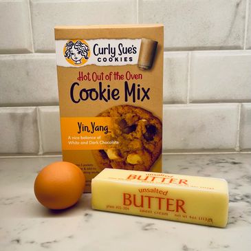 Hot Out of the Oven Cookie Mix available in 4 flavors - A full baking experience with the convenienc