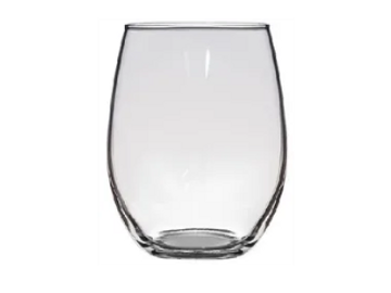 stemless wine glass/ goblet