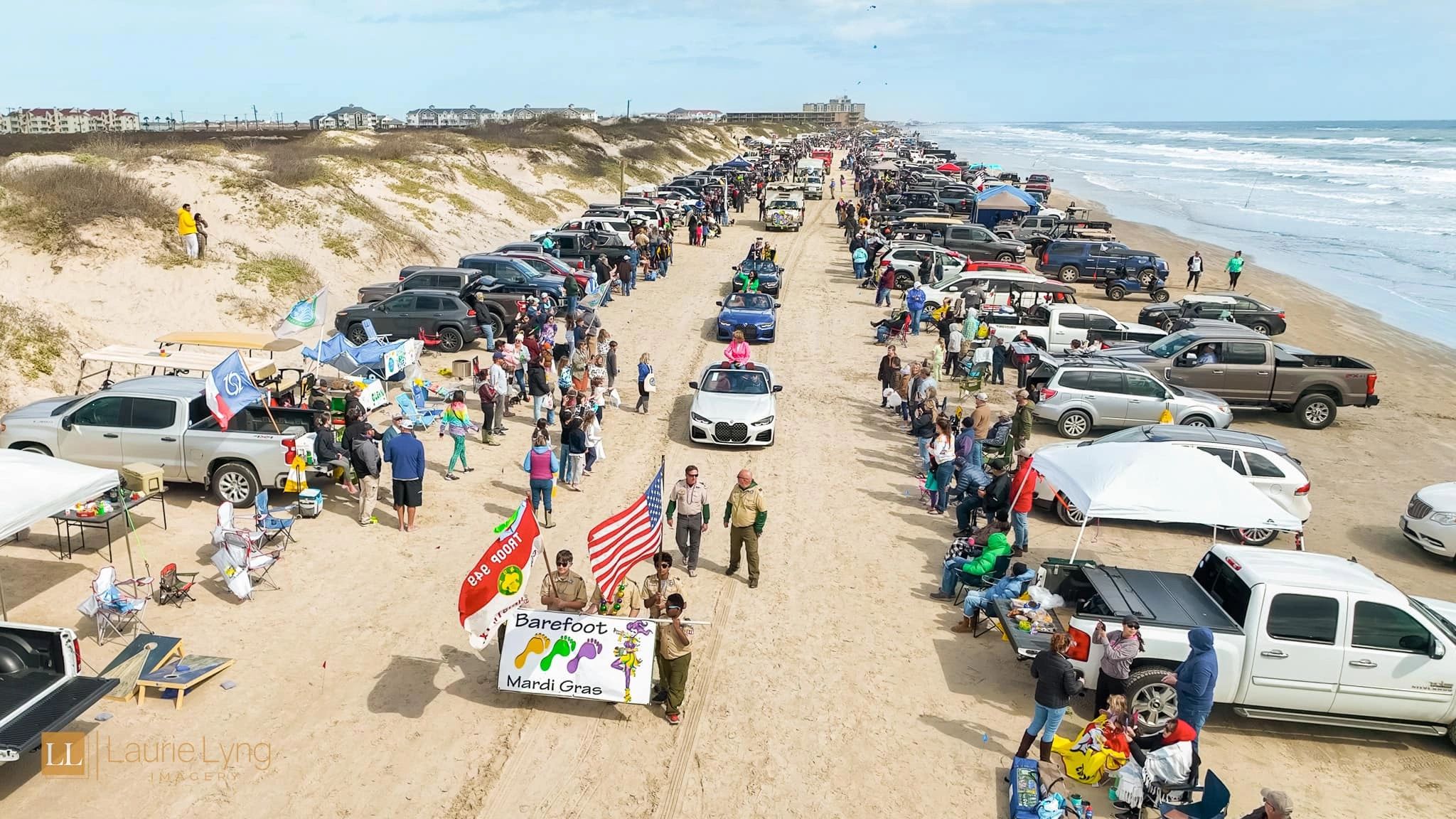 Barefoot Mardi Gras Corpus Christi TX