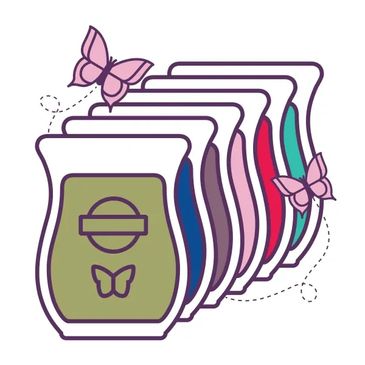 6 Scentsy Bars clip art