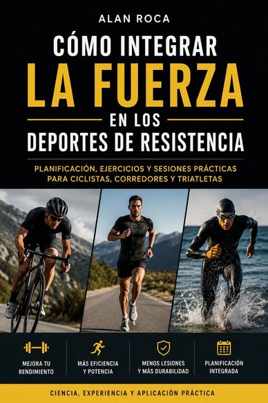 Portada de libro sobre integración de fuerza en deportes de resistencia.