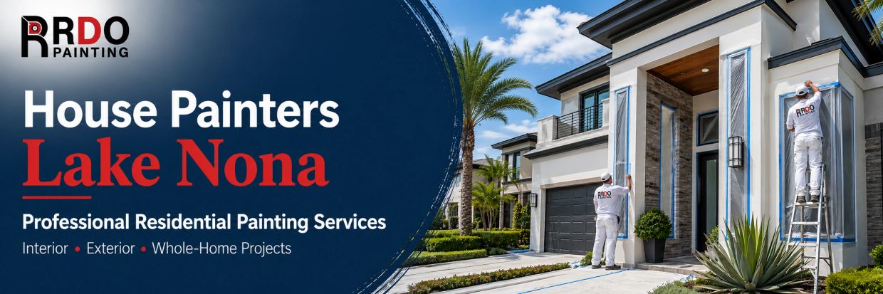 Looking for house painters in Lake Nona? RDO Painting provides interior and exterior painting with d