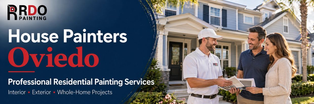 House painters in Oviedo offering professional residential painting services.