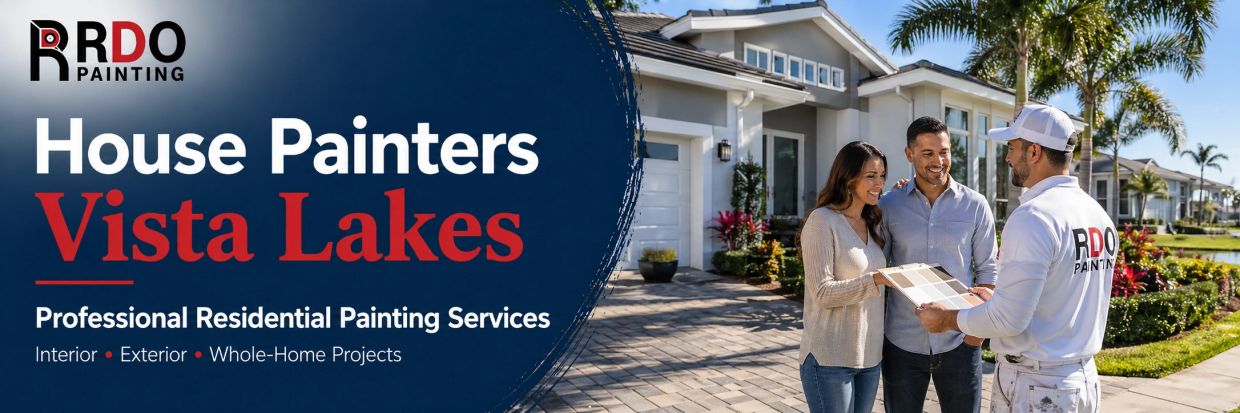 Looking for house painters in Vista Lakes? RDO Painting provides interior and exterior painting with