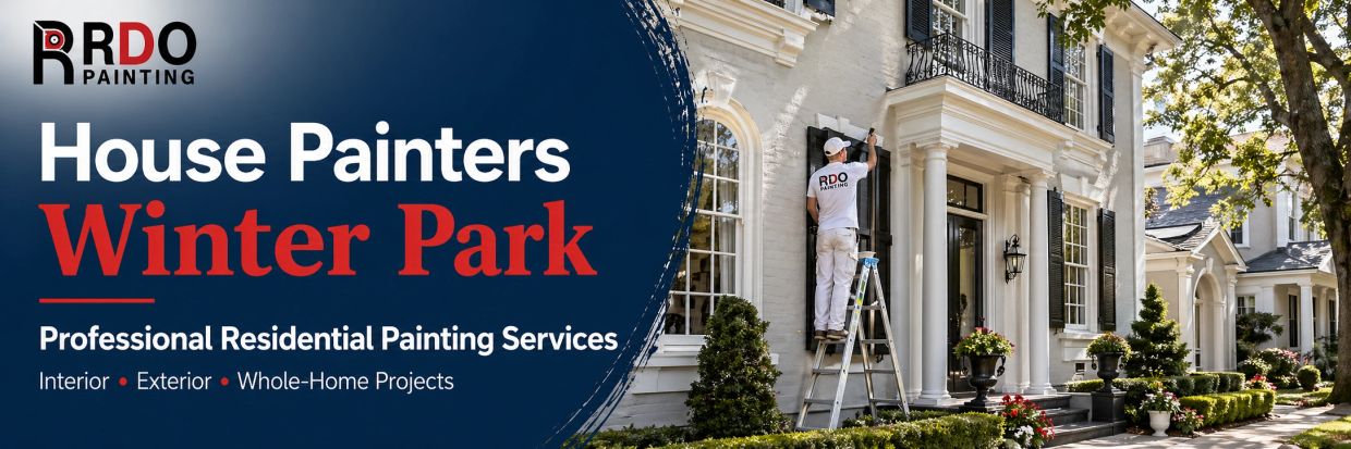 Looking for house painters in Winter Park? RDO Painting provides interior and exterior painting with