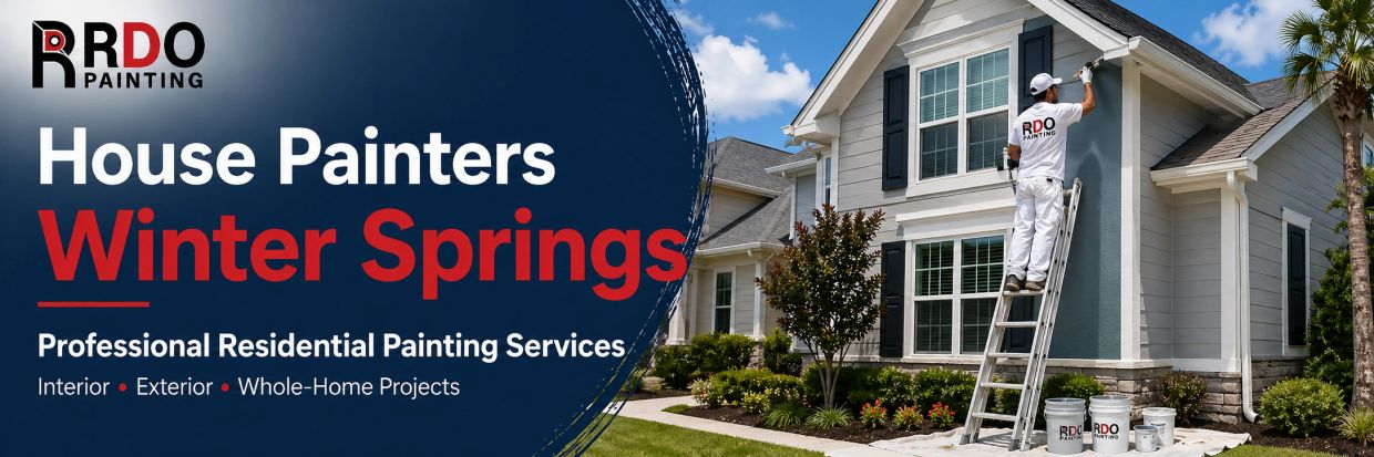 Looking for house painters in Winter Springs? RDO Painting provides interior and exterior painting w