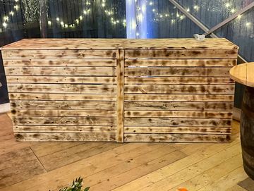 Rustic Wooden Bar