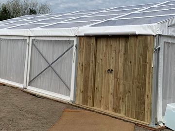 Marquee sliding barn doors 