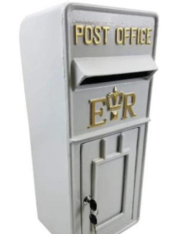 White post box for wedding and birthdays to place your gift envelopes 