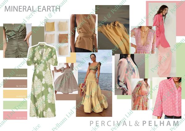 Mineral Earth - A womenswear concept and trend board.
