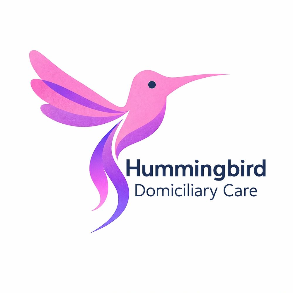 Logo for Hummingbird Domiciliary Care.