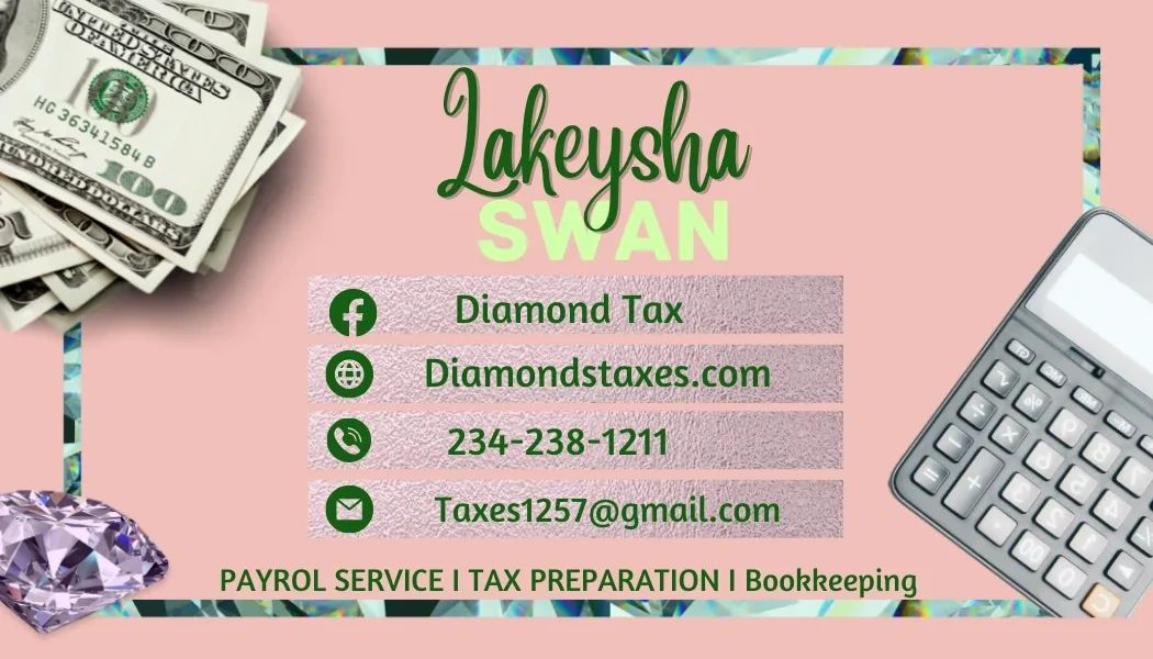 Diamonds Realty & Tax Services Tax Prep, Tax Services