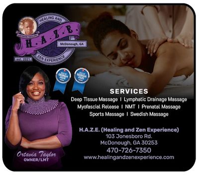 healing and Zen haze massage healing Mcdonough