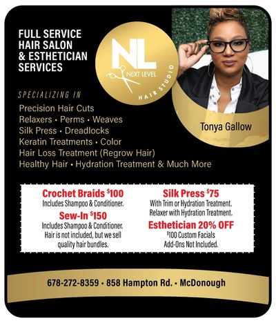 Hair Salon McDonough Next Level Hair Studio & Esthetician 