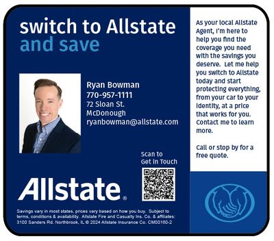 allstate Ryan Bowman McDonough