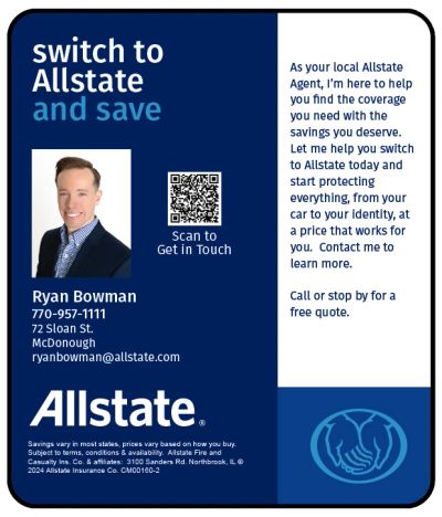 allstate Ryan Bowman McDonough