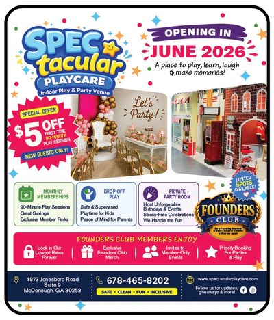 Playcare McDonough Spectacular exclusive coupons