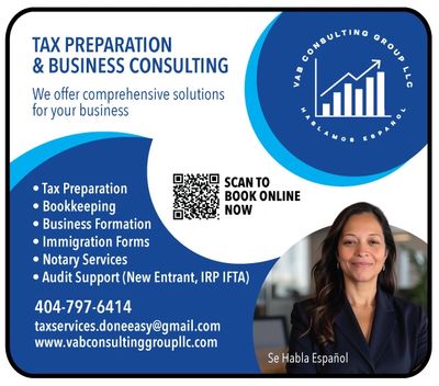 Tax Prep McDonough VAB Consultations