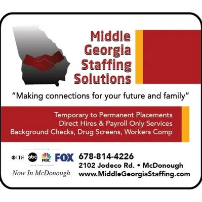 staffing agency in McDonough middle georgia staffing solutions