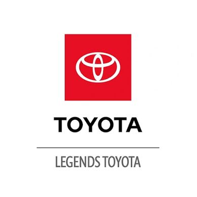 Toyota logo with text "LEGENDS TOYOTA".