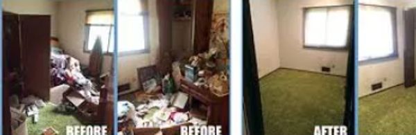 Before and After Real Estate Cleanout Transformation
