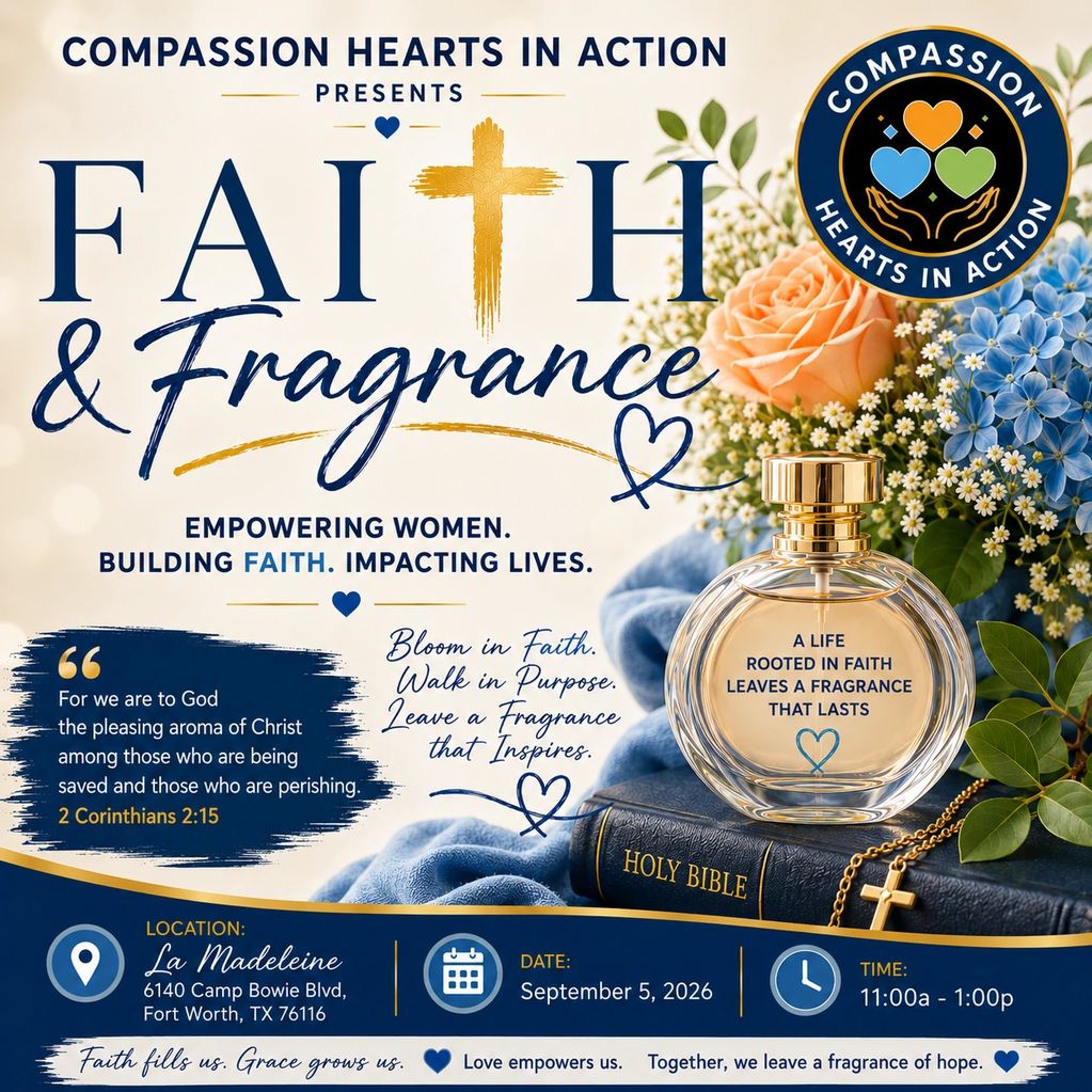 Faith &amp; Fragrance event empowering women with faith and purpose.