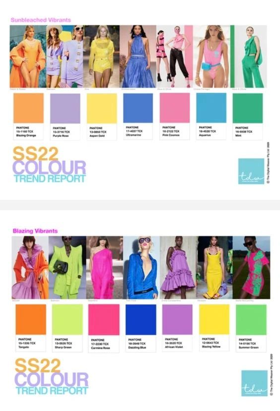 Les couleurs SS2022