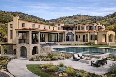 Spanish Modern Home Design in Poway, CA with ADU