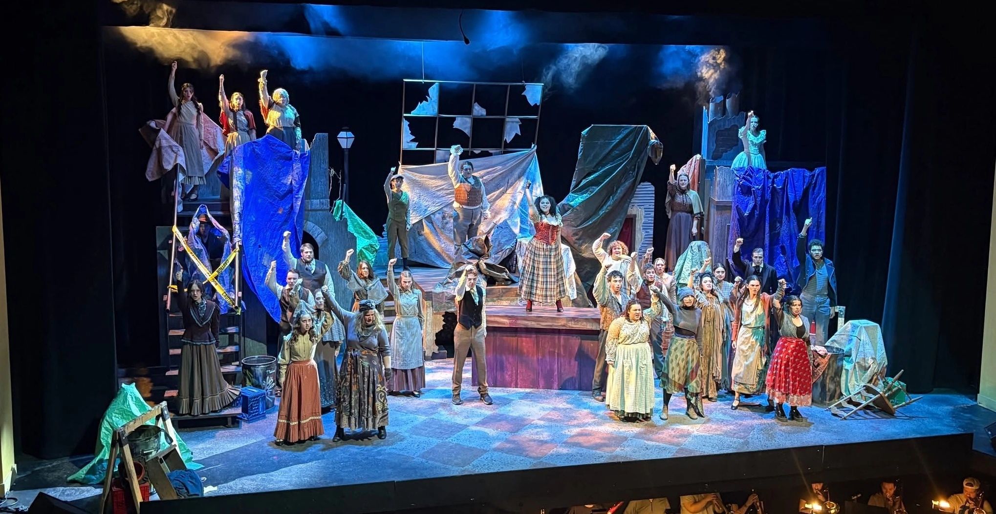 Cast of Sweeney Todd at Western Opera