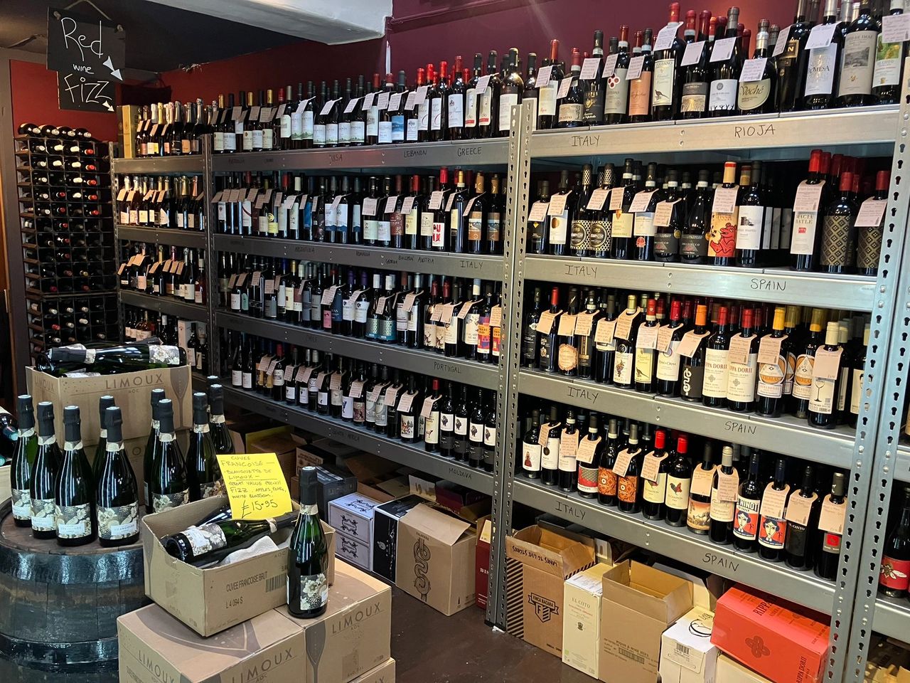 The Roman Beer section