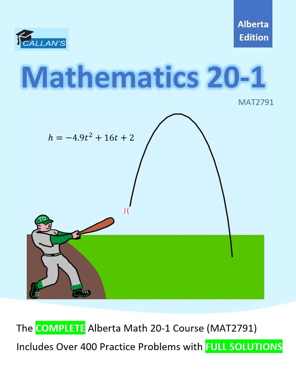 Mathematics 20-1 Alberta (MAT2791)