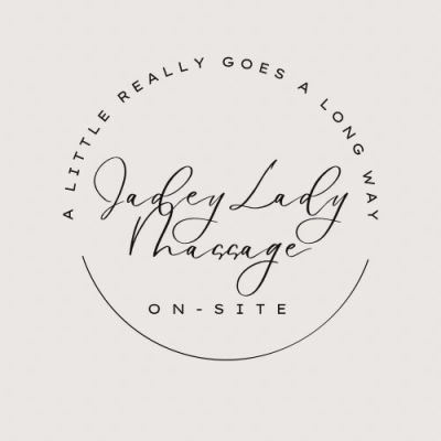 Elegant logo for Jaddey Lady Massage with a soft, minimalist design.