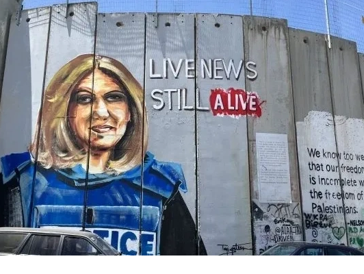 The Apartheid Wall
Shireen Abu Akleh 
Palestine
USA
Israel 