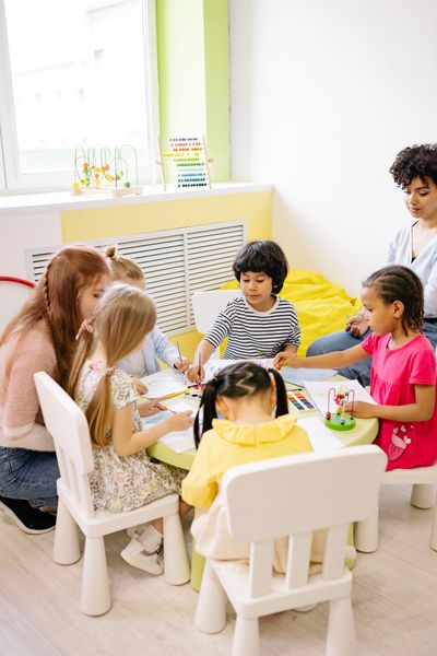 Group of kids playing