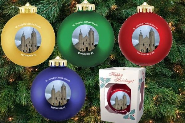 Actual Ornaments done for St. Joseph's Historical Church in Downtown Pensacola, Fl.