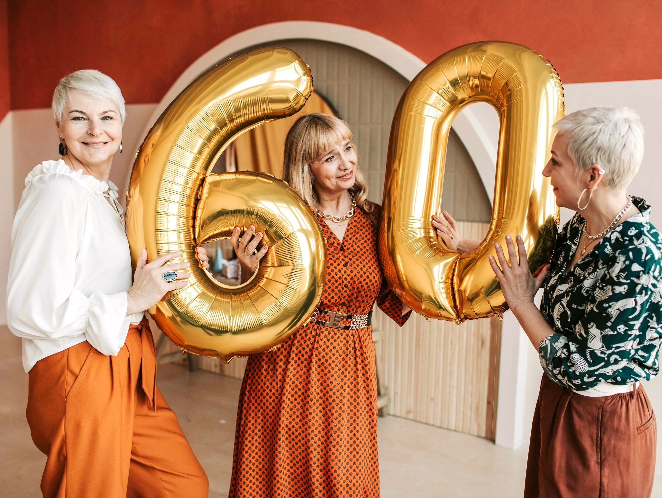 Women celebrating a milestone.