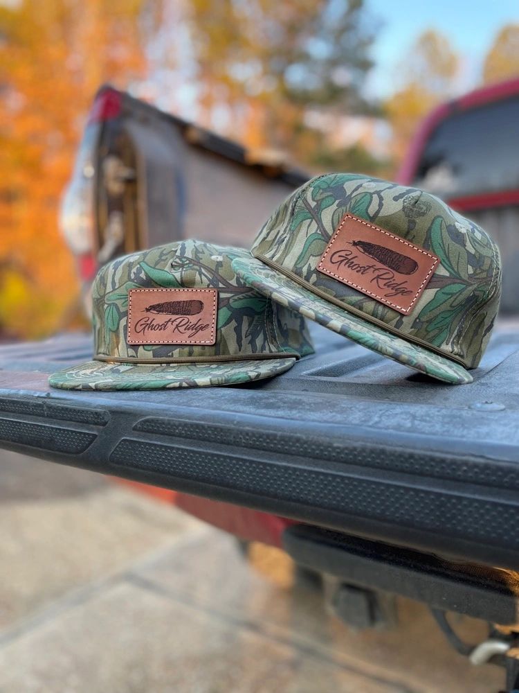 Talkin Tom Green Leaf Camo Rope Hat