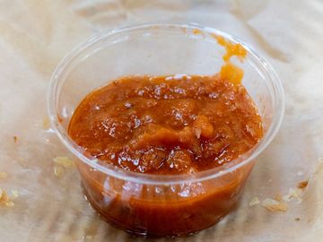Roasted Habanero dipping sauce.