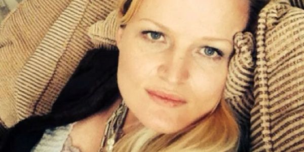 Woman look into camera