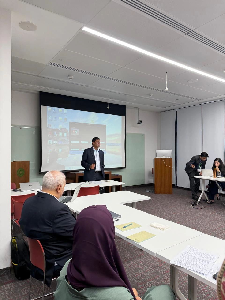 Khalid Talpur, SIOVS. Presenting stats