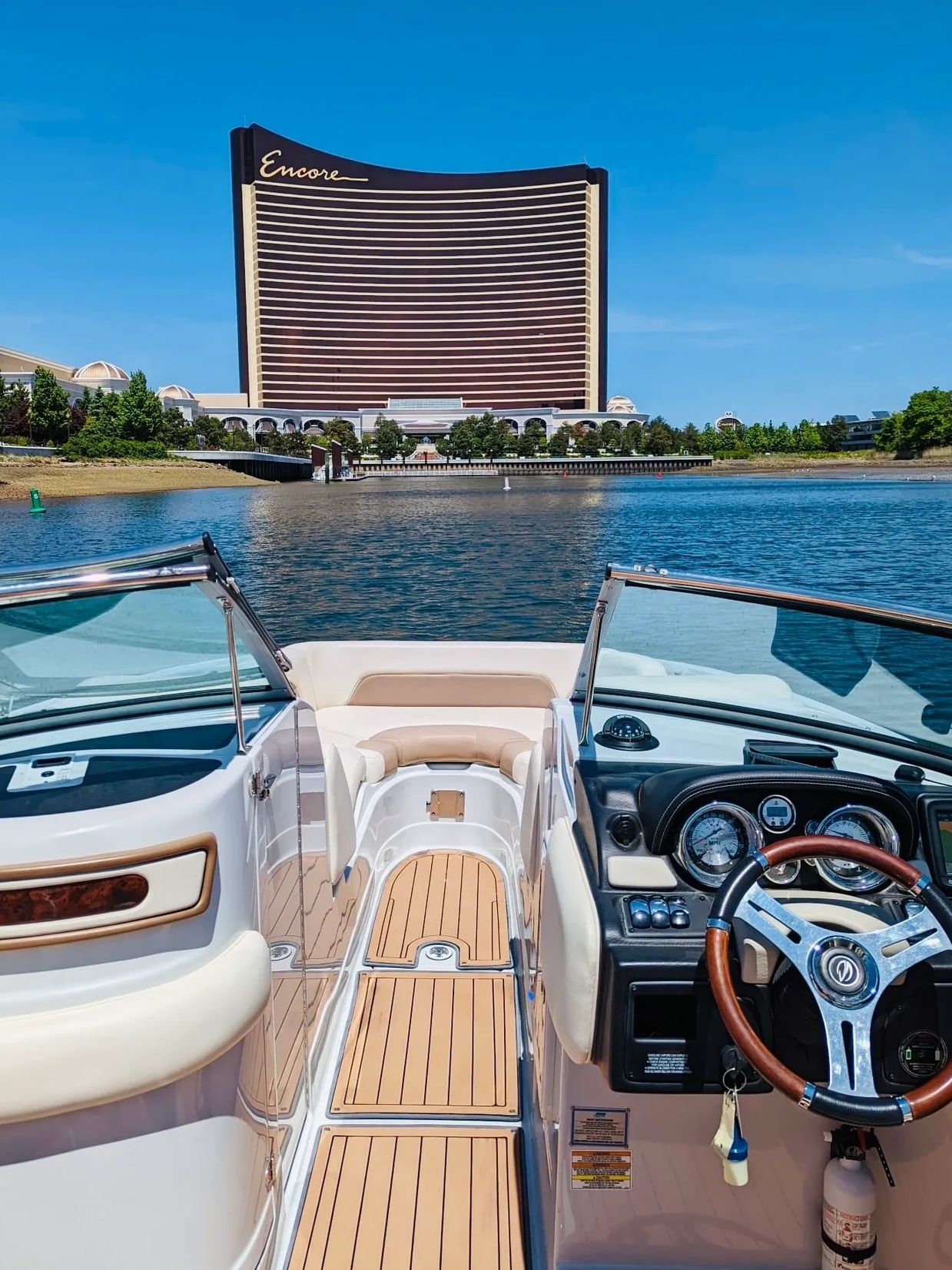 View of Encore Casino from the Water