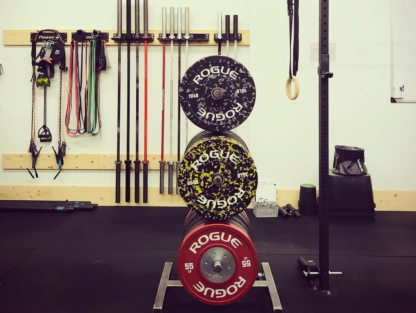 Weightlifting equipment.