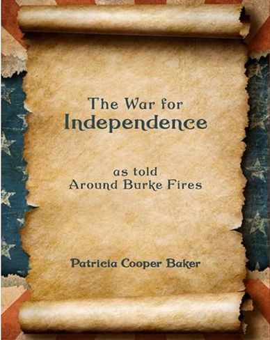 Book cover titled 'The War for Independence' by Patricia Cooper Baker.