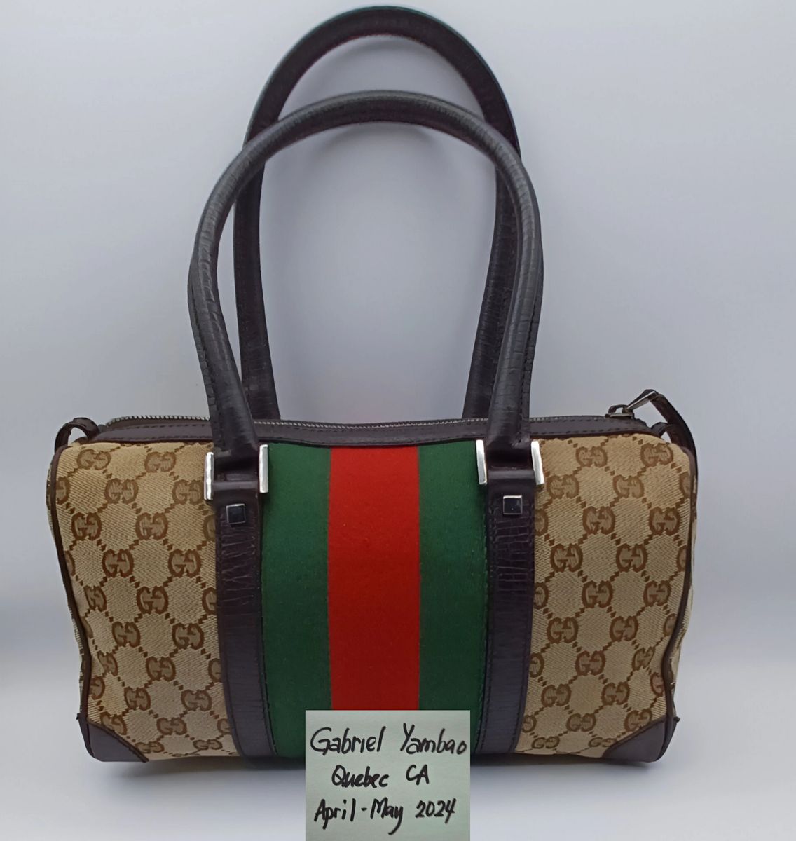Gucci Sherry  mini Boston Bag