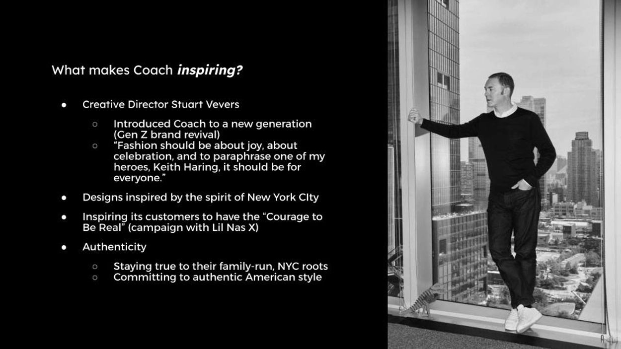 Creative Director Stuart Vevers inspires Coach with NYC spirit and authenticity.