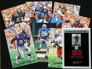 : Goal Line Art Limited Edition Pro Football Hall of Fame -  Class of 1998 : Prints : Sports & Outdoors