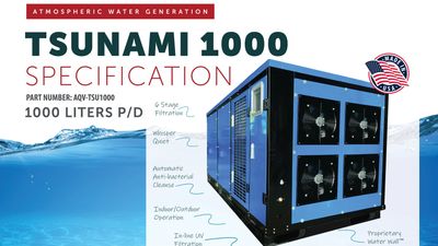Tsunami 1,000 Liter AWG Water Systems