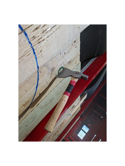 Axe Thrown at Clutch